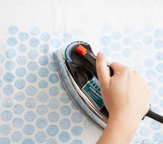Heat-set the ink per the manufacturer’s instructions.